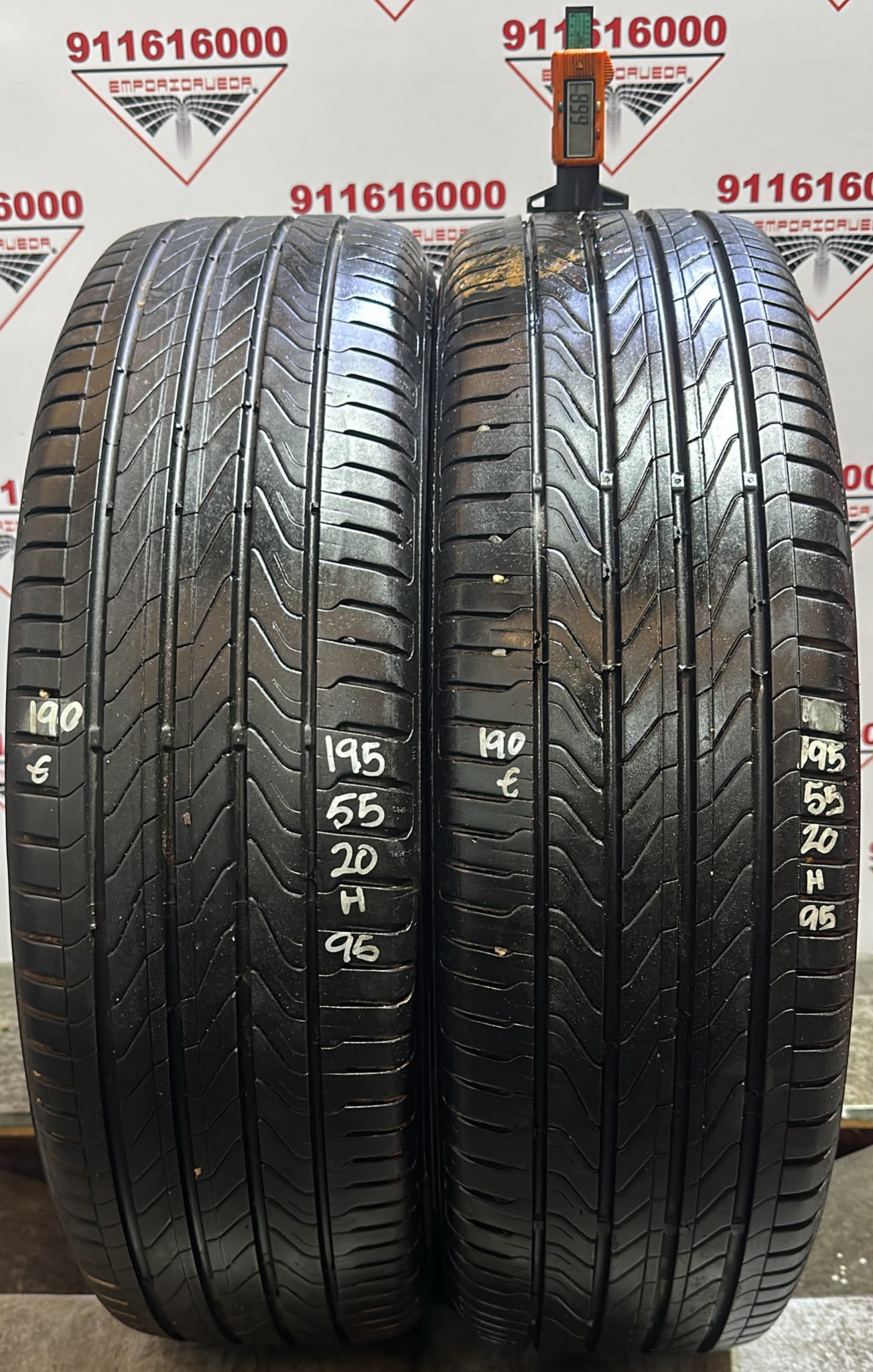 CONTINENTAL ULTRACONTACT USADO  195/55 R20 95 H
